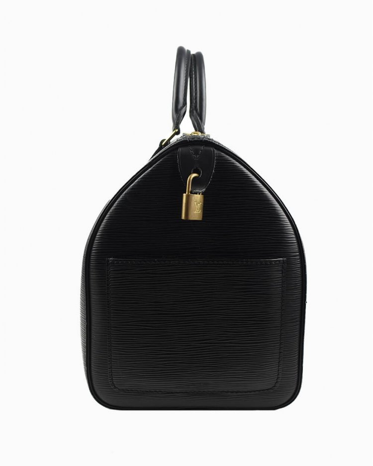 バッグ Speedy 50 epi leather Bolsa Louis Vuitton original speedy Epi preta feminina